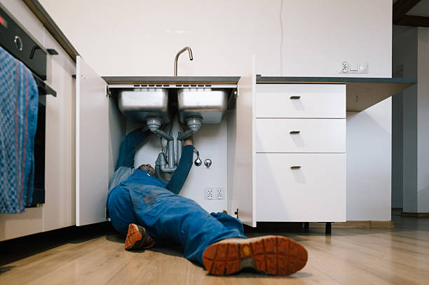Professional Plumbing technician working in Leicester, MA
